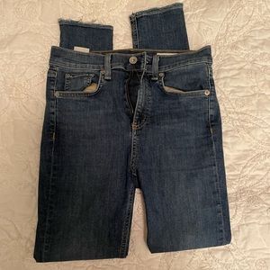 Rag and Bone High Rise Skinny Jeans